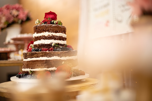 Bolo de Bolo de Casamento